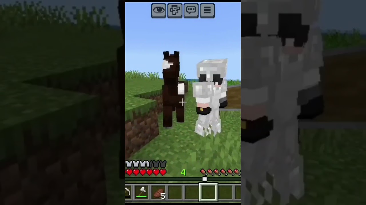 I stole my friend's horse in Minecraft pe 😱 