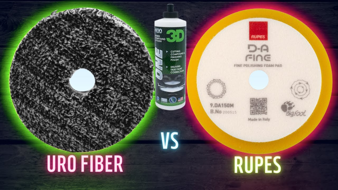 RUPES vs Uro Fiber pads for light to medium defects