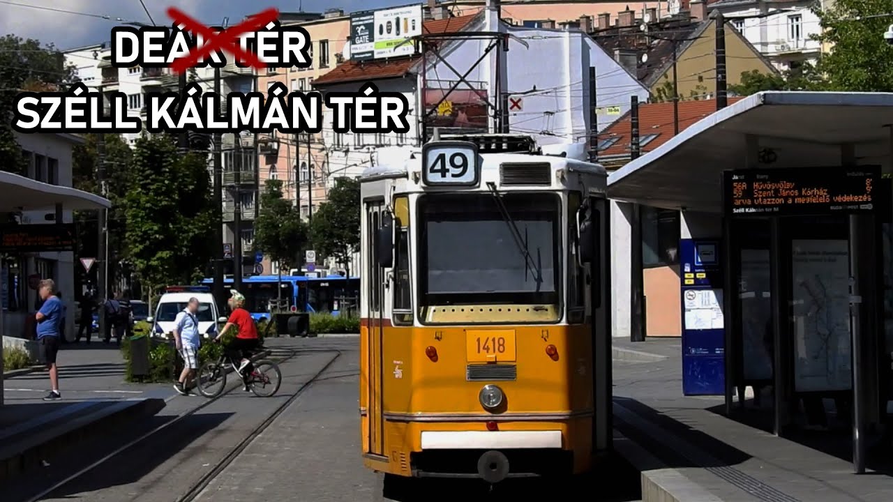 47-49-es ICS villamosok a Széll Kálmán téren