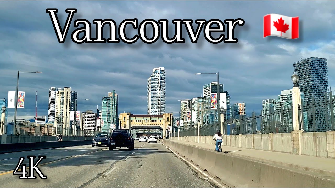 🇨🇦  [4K]  Vancouver Downtown Driving Tour BC, Canada