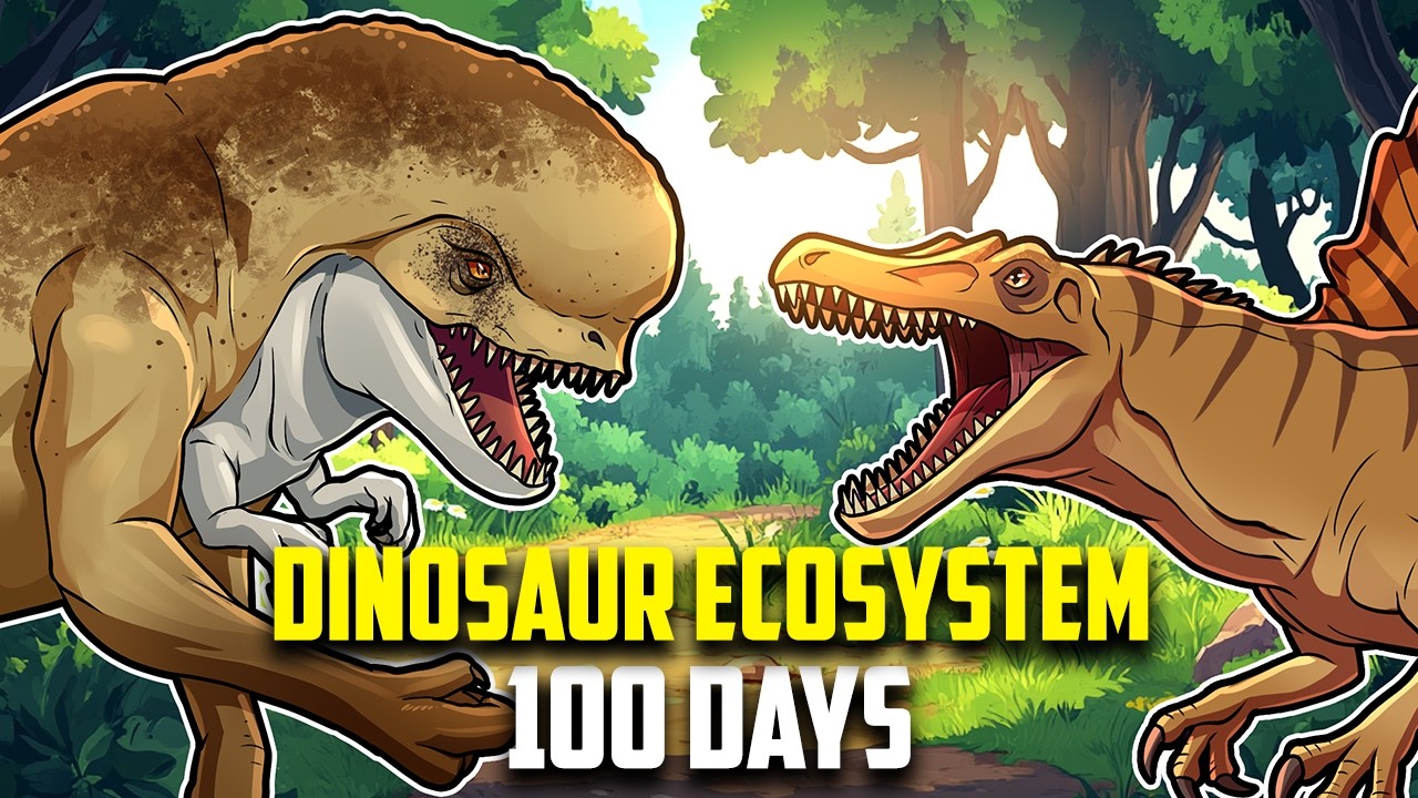 I Simulated A Dinosaur Ecosystem For 100 Days...... (Rebirth DLC)