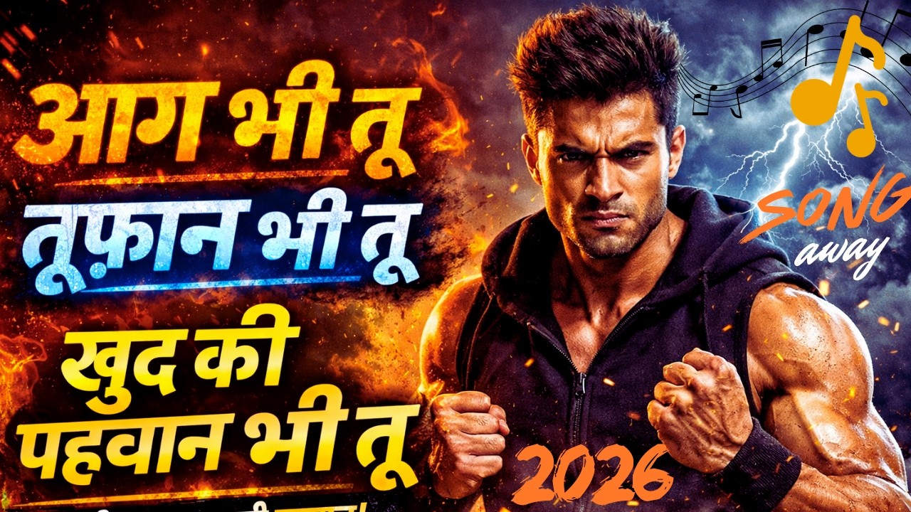 आग भी तू, तूफ़ान भी तू | खुद की पहचान भी तू | Best Motivational Song 2026