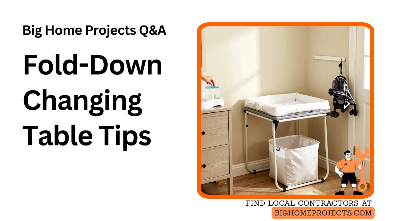 Wall-Mounted Fold-Down Changing Table Hacks