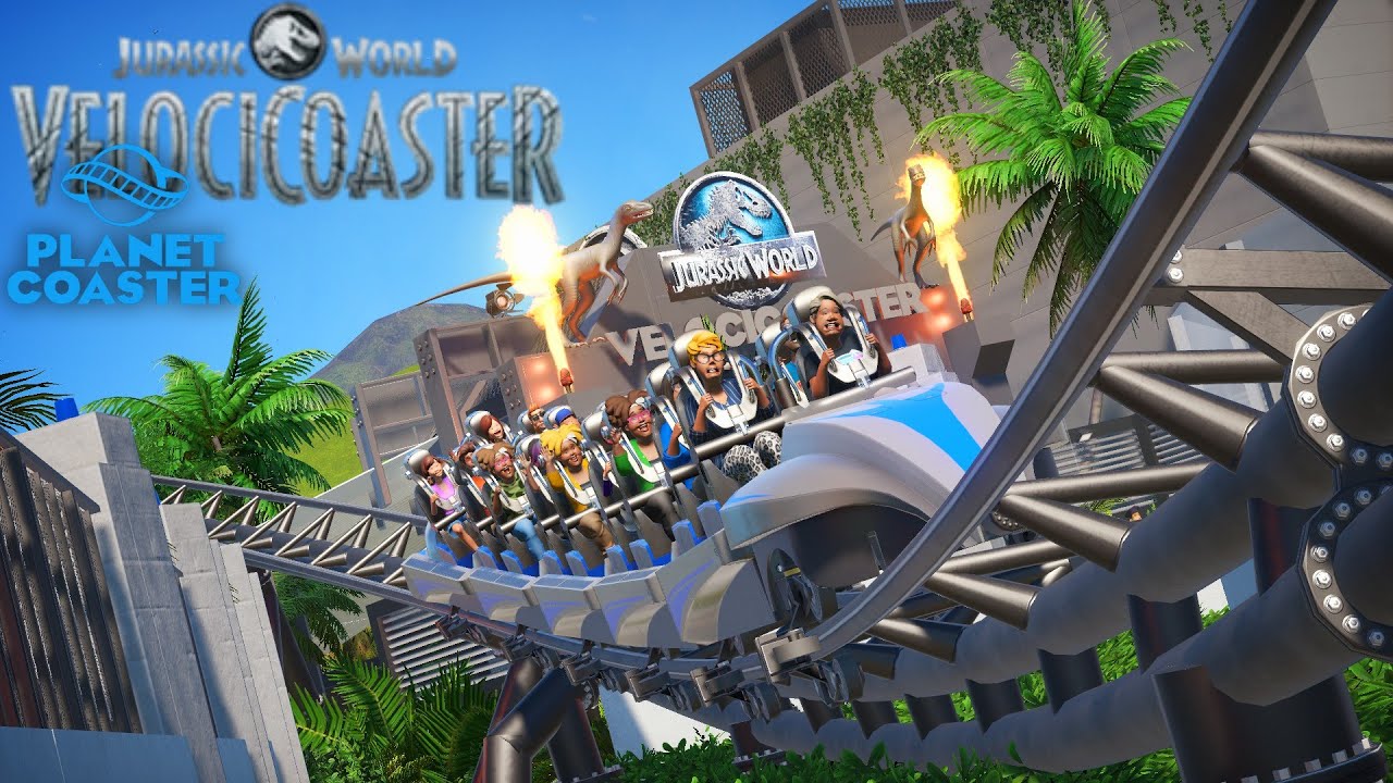 Jurassic World: VelociCoaster [Planco Peeps Ride]-Universal's Islands of Adventure (Planet Coaster)