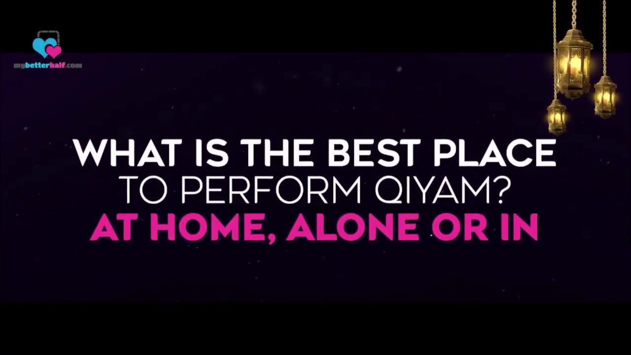 What is the best place to pray qiyam in Ramadan?Is praying it at masjid innovation - Assim al hakeem