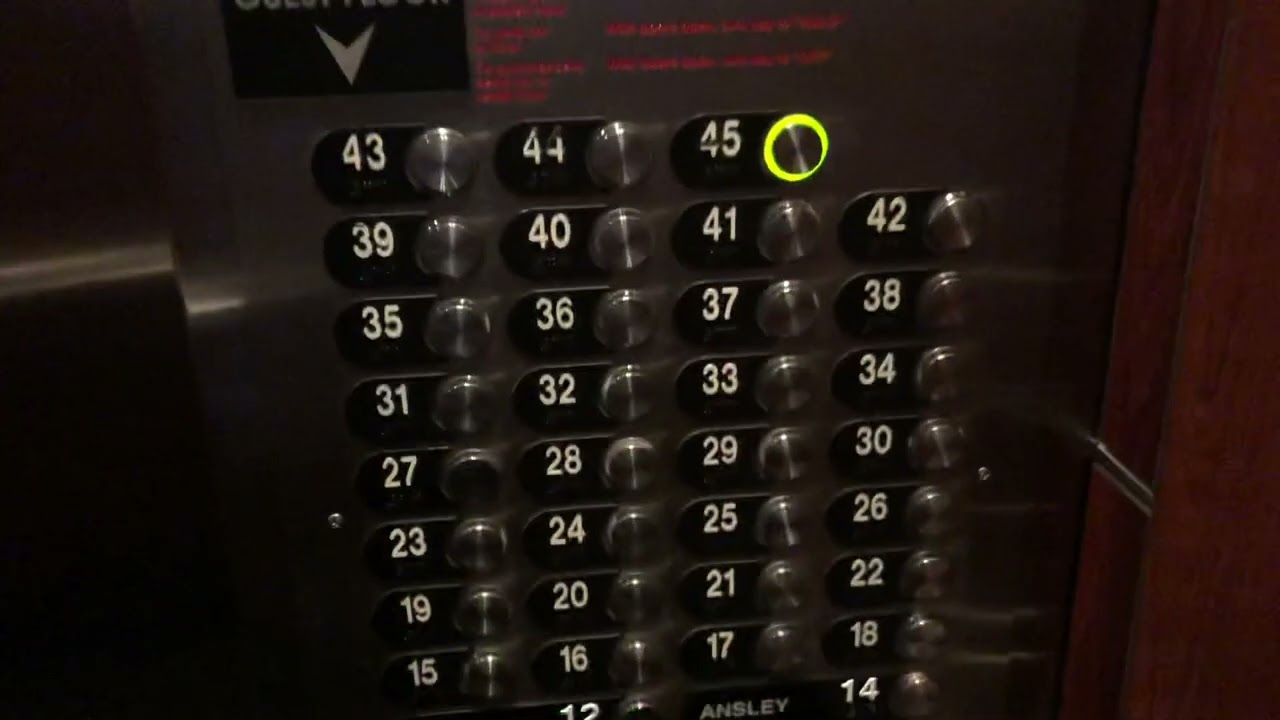 Low Rise Otis Traction Elevators @ Westin Peachtree, Atlanta GA