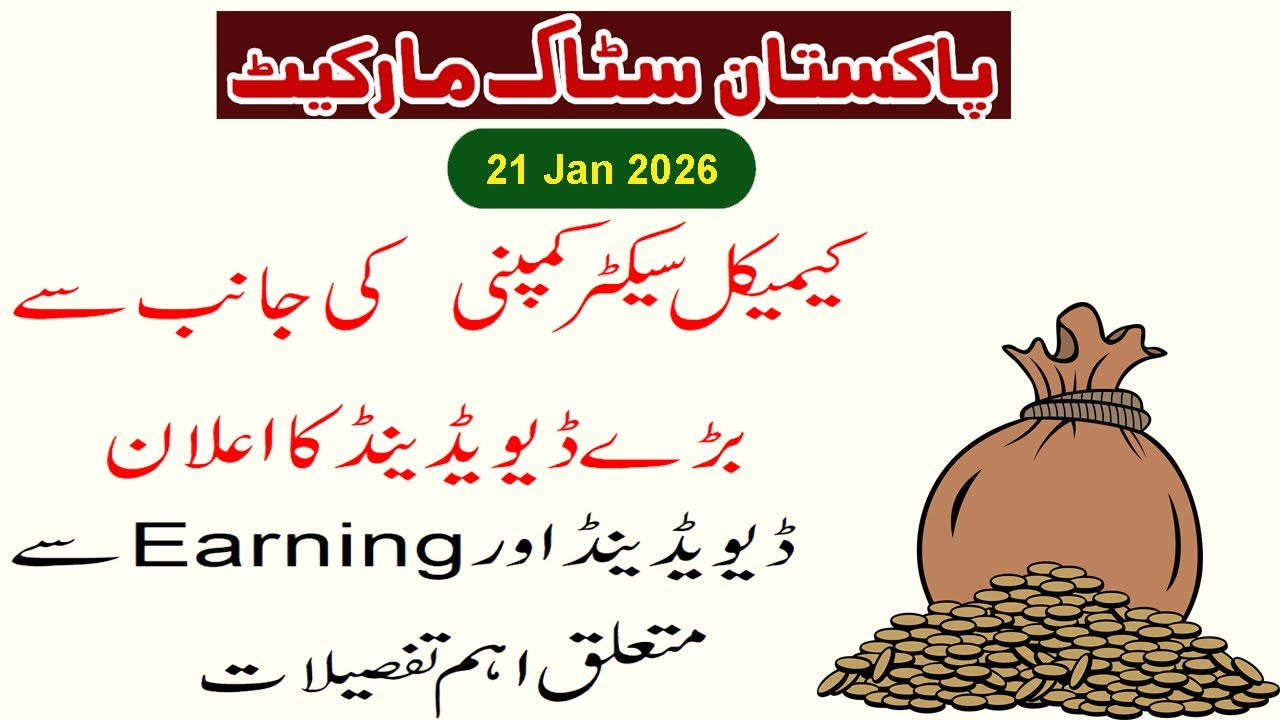 Pakistan Stock Market Dividend Announcement 21 January 2026 |LOTCHEM Dividend