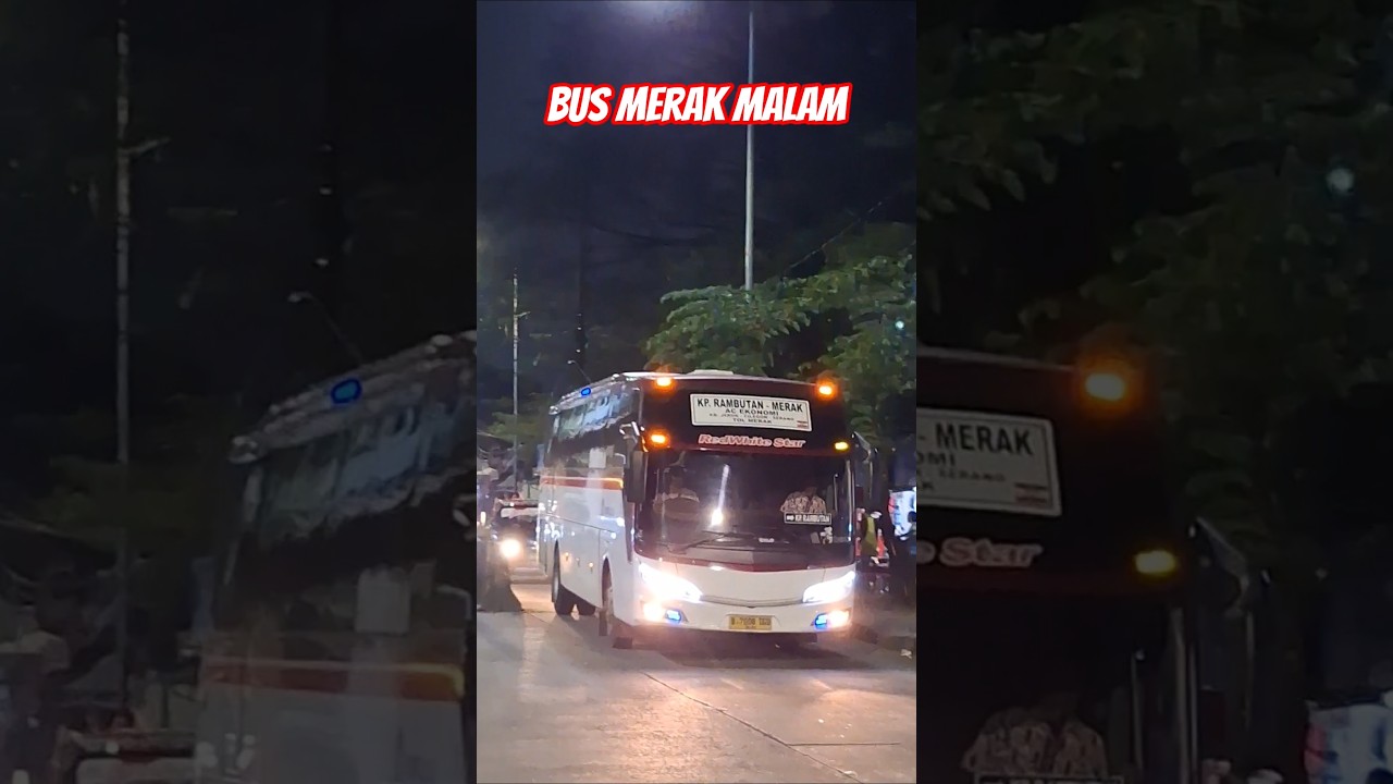 bus merak malam #telolet #bus #busmania #basuri #merak
