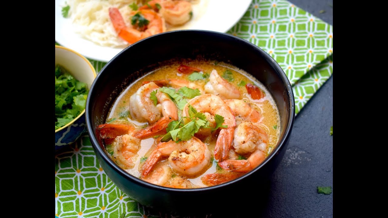 Prawn Curry With Lemongrass & Coconut