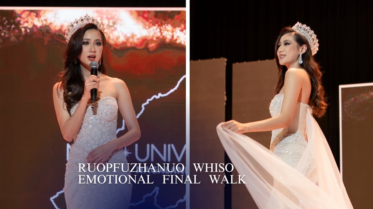 Ruopfuzhanuo Whiso EMOTIONAL FINAL WALK / MISS UNIVERSE INDIA 4th RUNNER UP 2024.