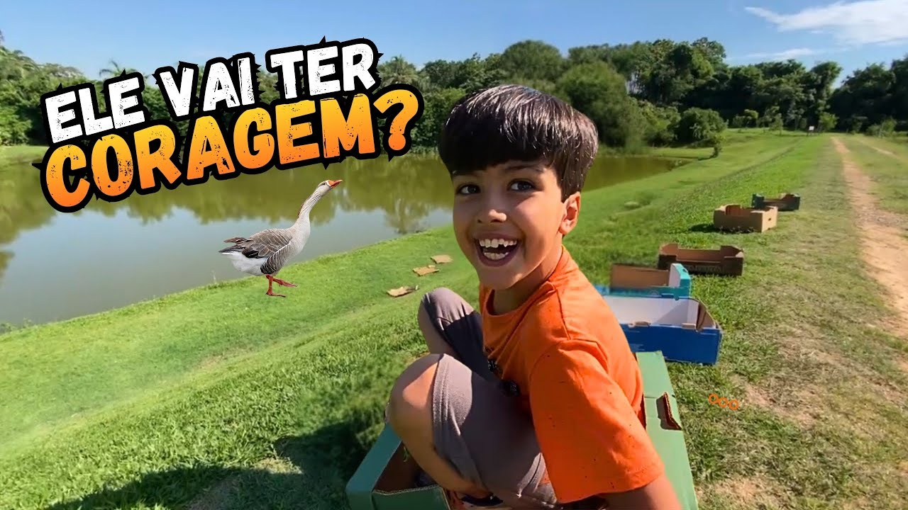 Lucas Vai Ter Coragem de Descer Dentro da Caixa? 😳