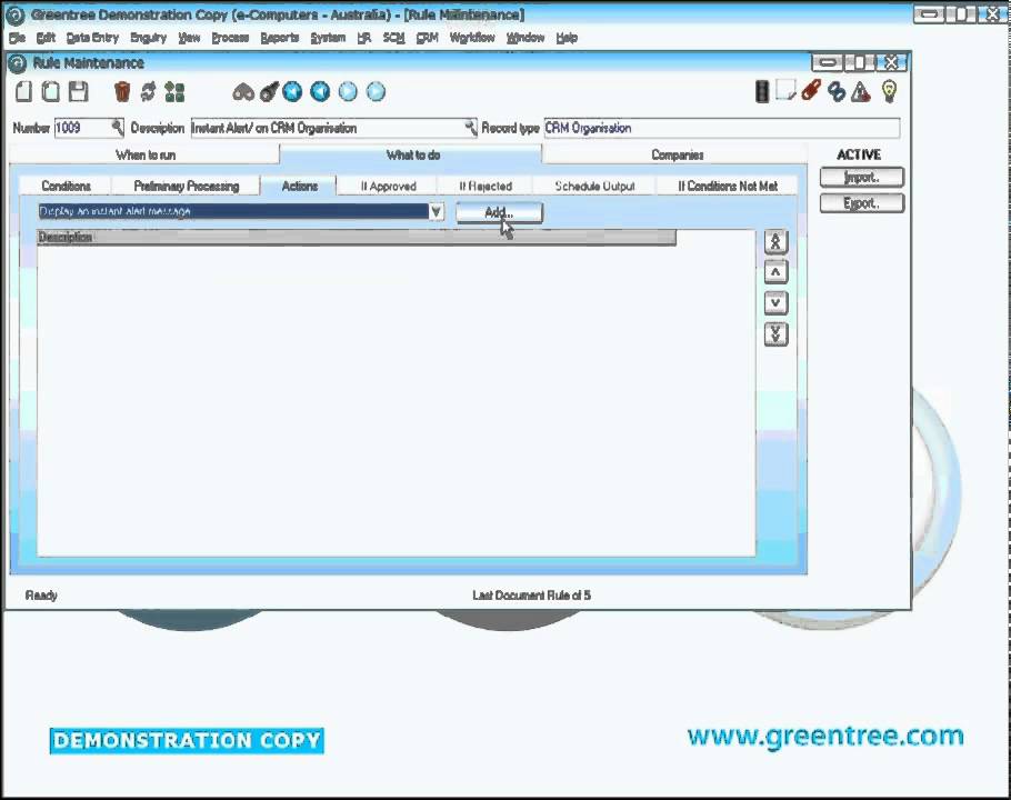 Greentree Workflow - Instant Alerts | By Greentree Software