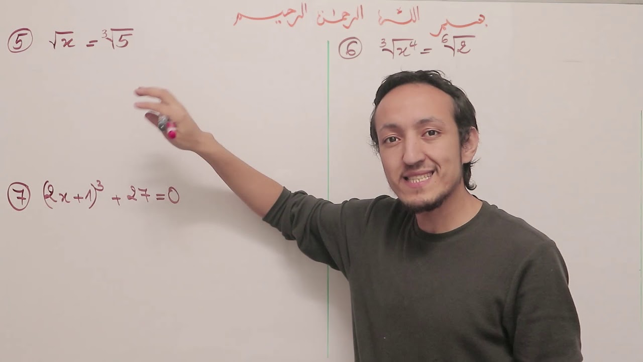 معادلات الجذور النونية طريقة -Racines n-ième : résolution d'équation