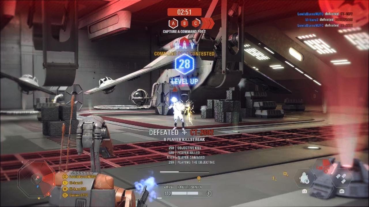 STAR WARS Battlefront II Max level Supercharged Sentry