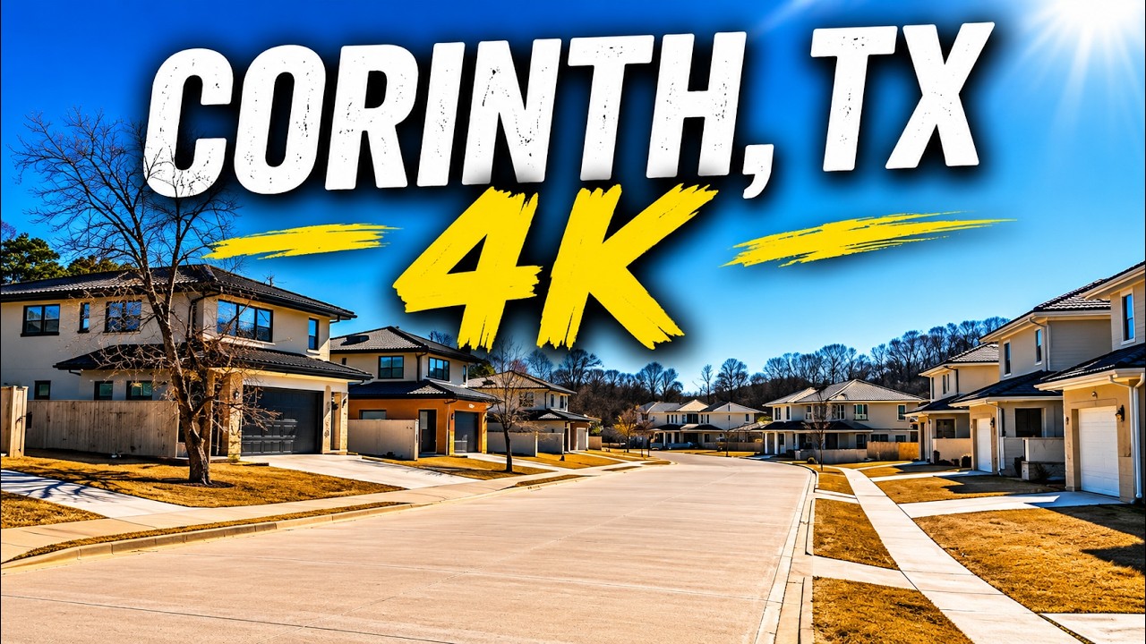 Is Corinth, TX the Perfect Place to Call Home? 4K