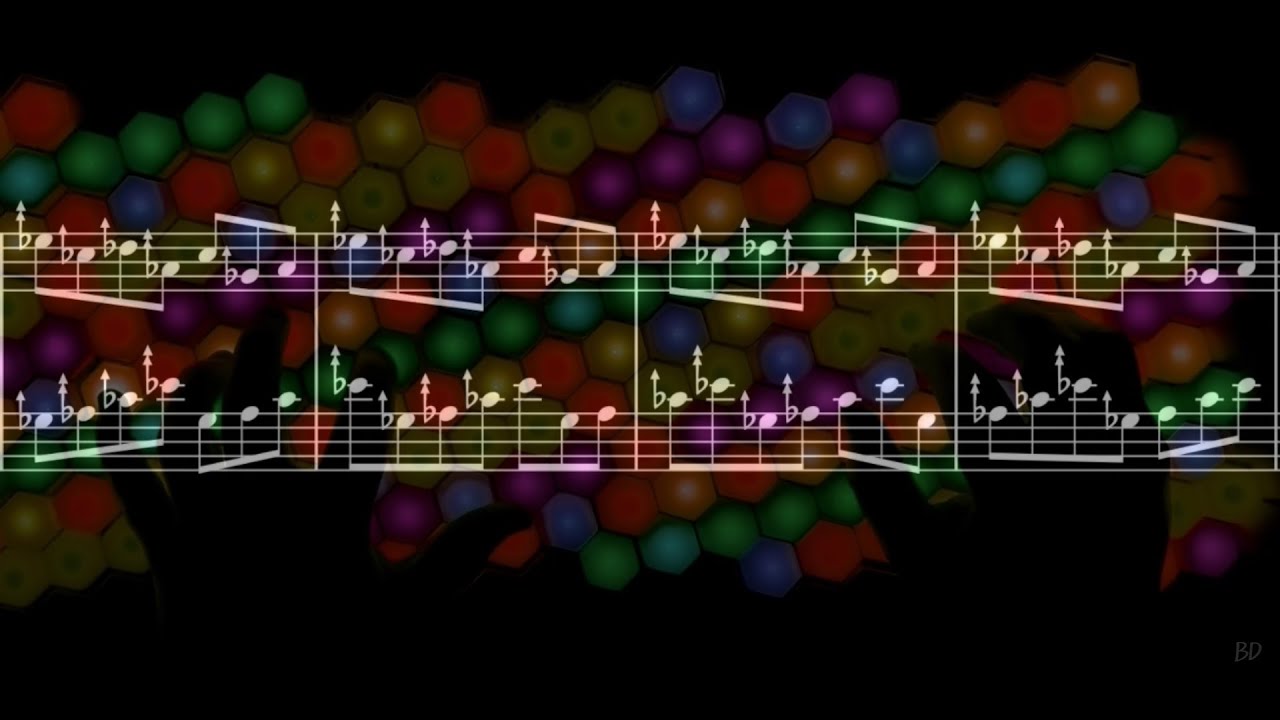 Bryan Deister microtonal improvisations transcribed (31edo to 50edo)