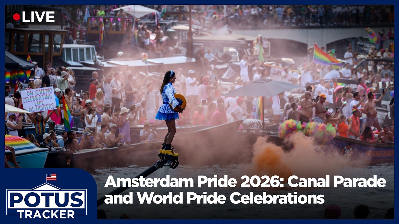 LIVE | Amsterdam Pride Canal Parade 2026 Draws Large Crowds During World Pride | AC113