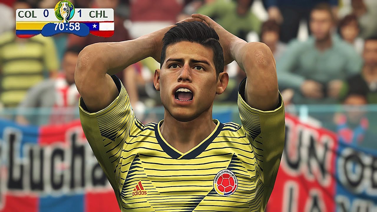 Recreación Colombia 0 (4) Chile 0 (5) - Copa America 2019