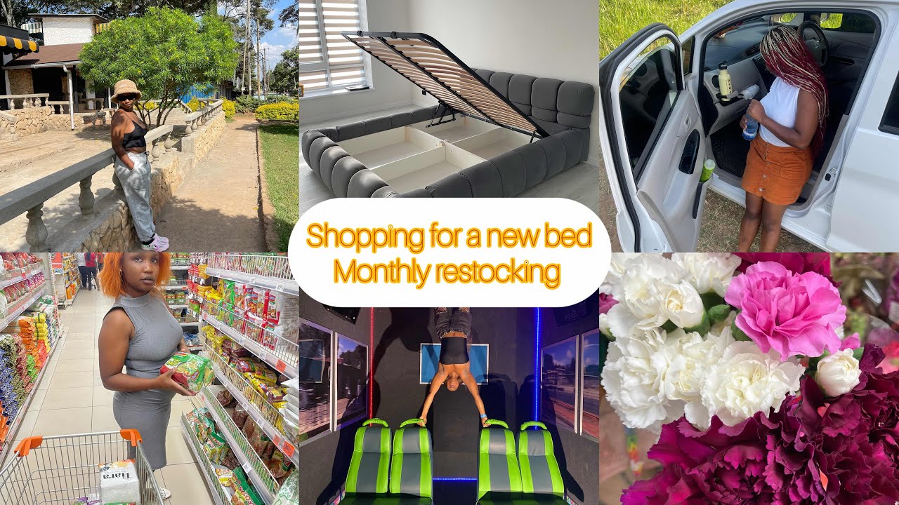 We Finally Bought A New Bed After Sleeping On The Floor For Sometime/Monthly Restock/Cooking Viazi 