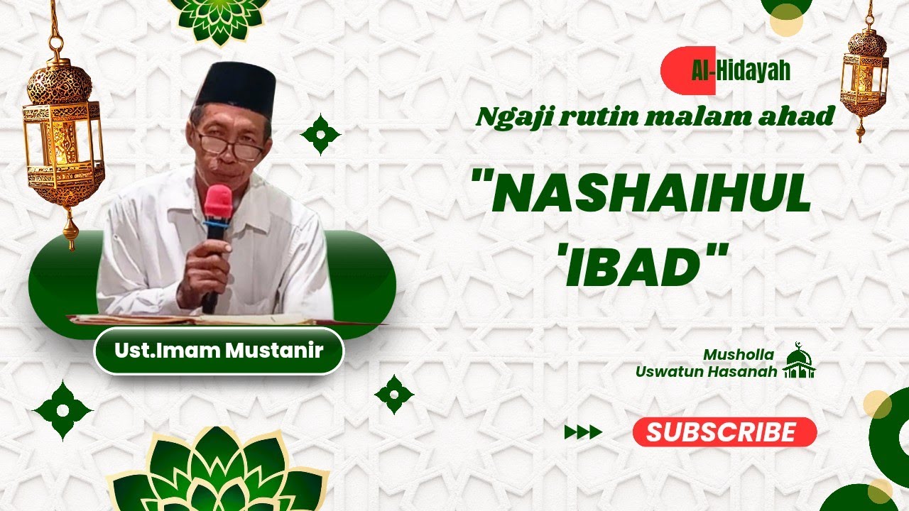 PENGAJIAN RUTIN MALAM AHAD BAB 5 Maqolah 12