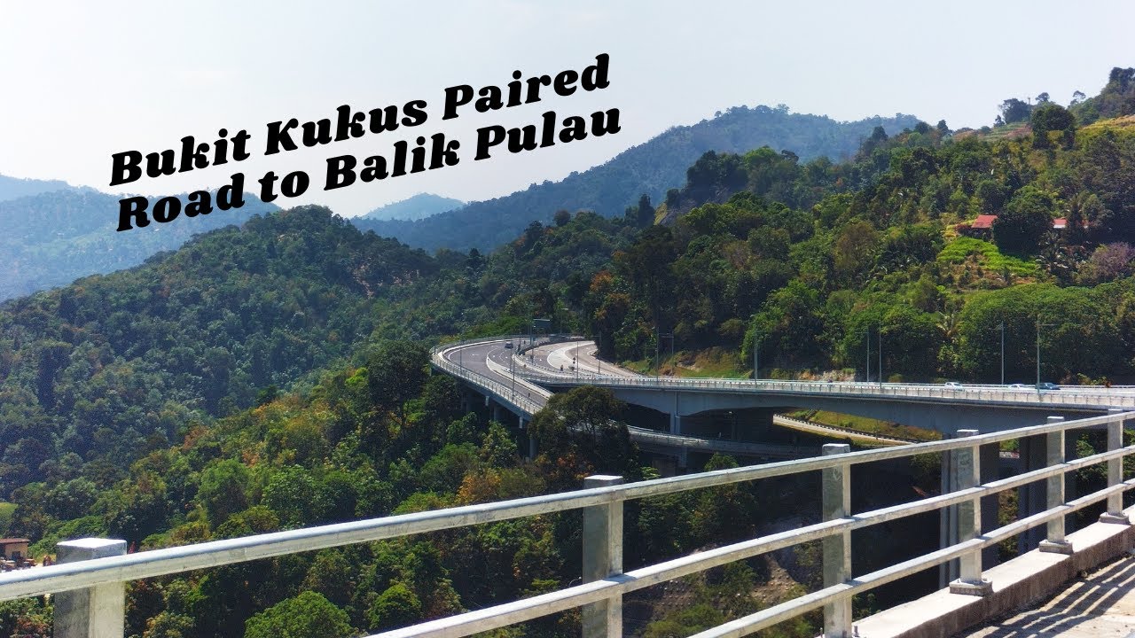Penang  Air Itam to Balik Pulau using Bukit Kukus paired road [ davidgan explores ]