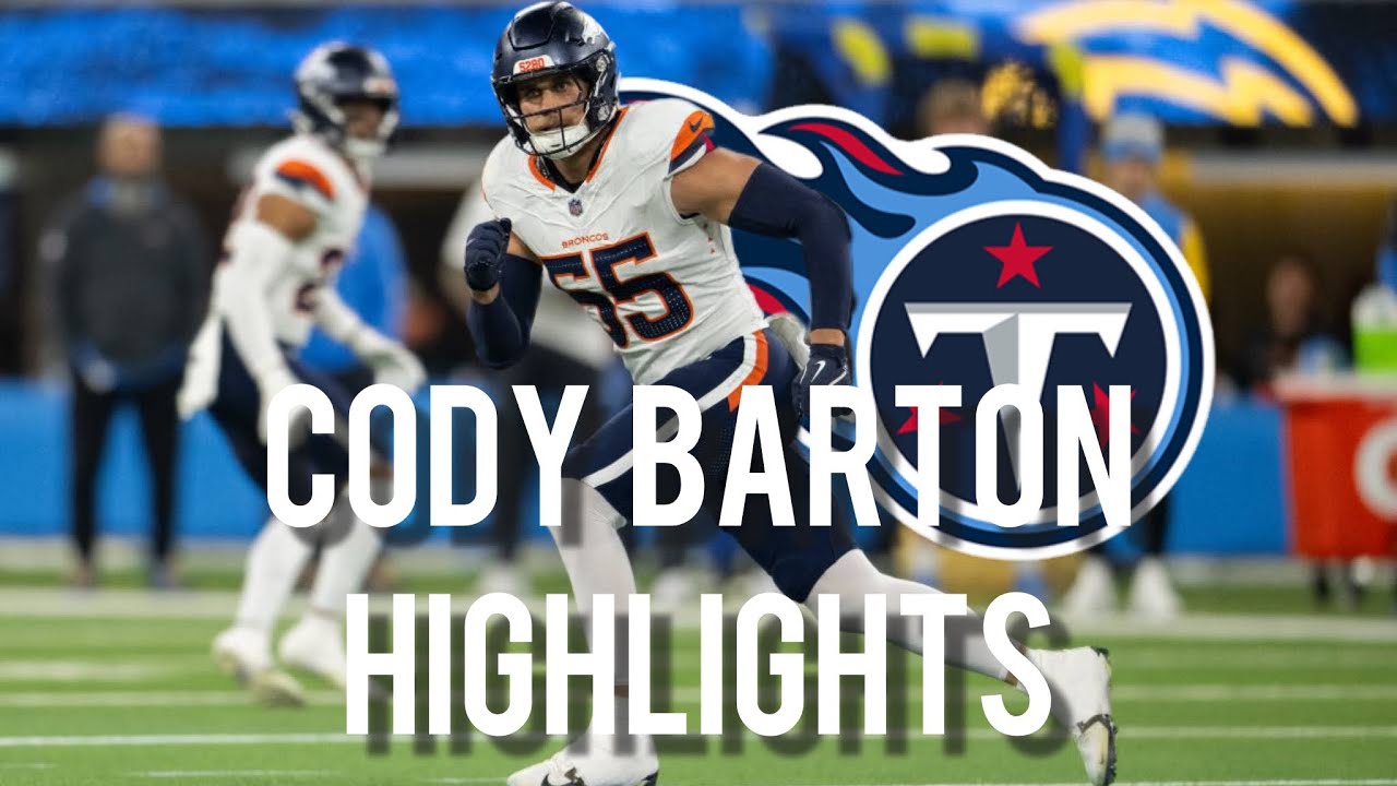 Cody Barton || Denver Broncos Highlights || Tennessee Titans LB