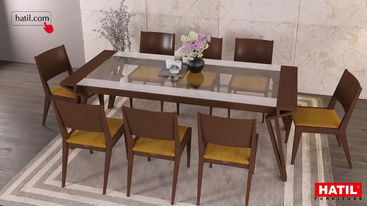 4/6/8 Seater Dining Set | Dining | HATIL BD | ডাইনিং টেবিল | Comet-192 and Hibiscus-199