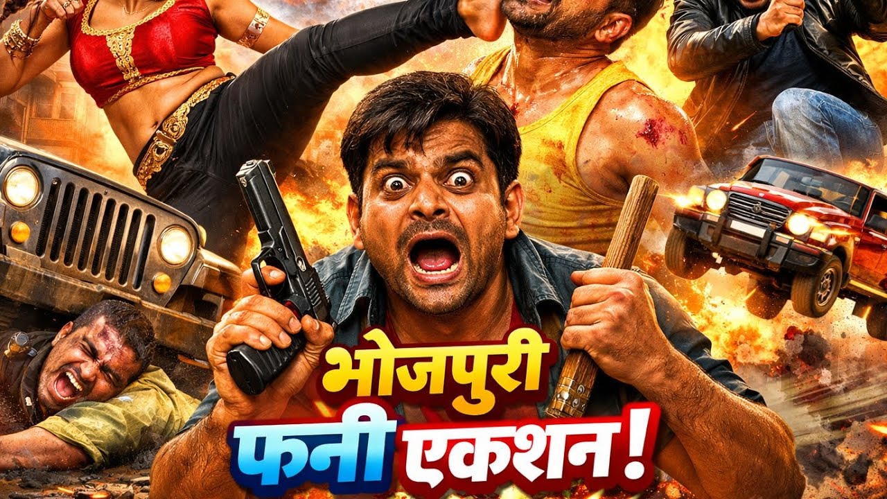 Bhojpuri Funny Action Scene 😅 | Matlab Gajab Logic Hai #bhojpuriindustry 