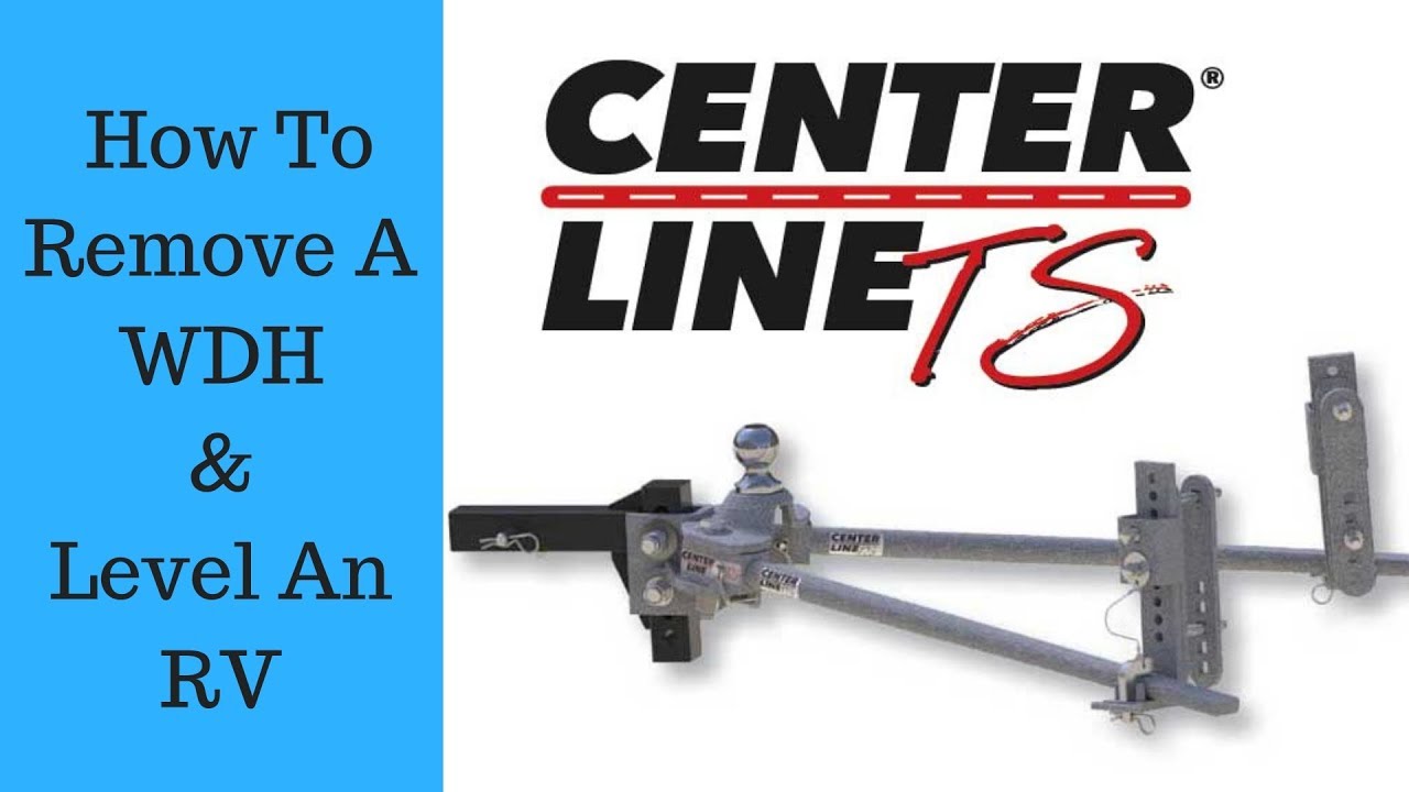 How To Remove A Husky Centerline T/S WDH & Level An RV