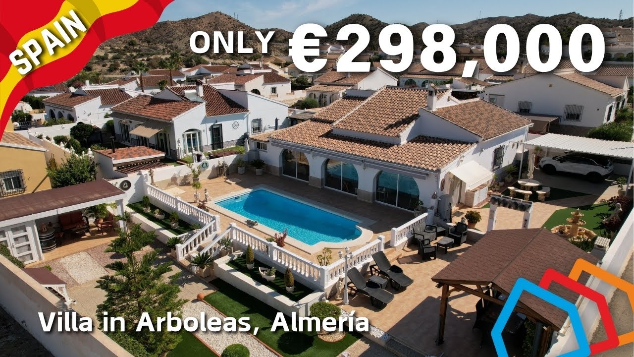 RESERVED! Villa Frankie - 3 bed villa For Sale in Arboleas, Spain | Swimming pool