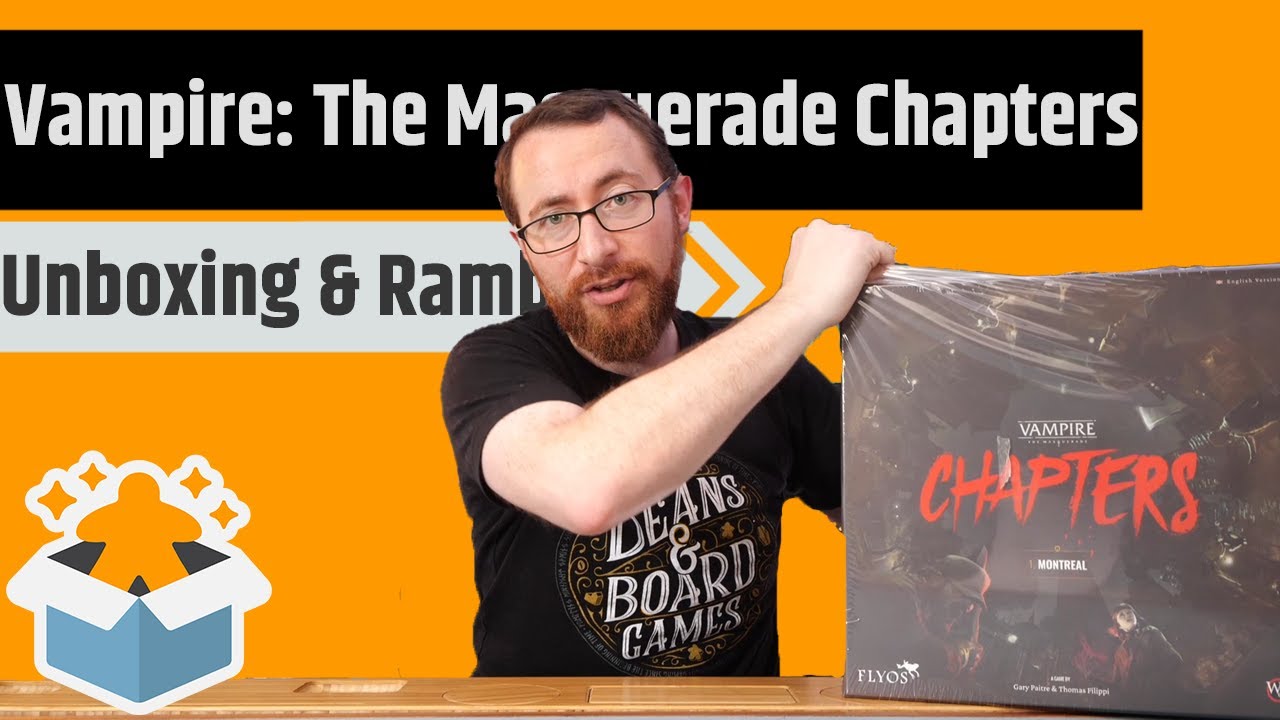 Vampire: The Masquerade – Chapters: Unboxing & Rambling
