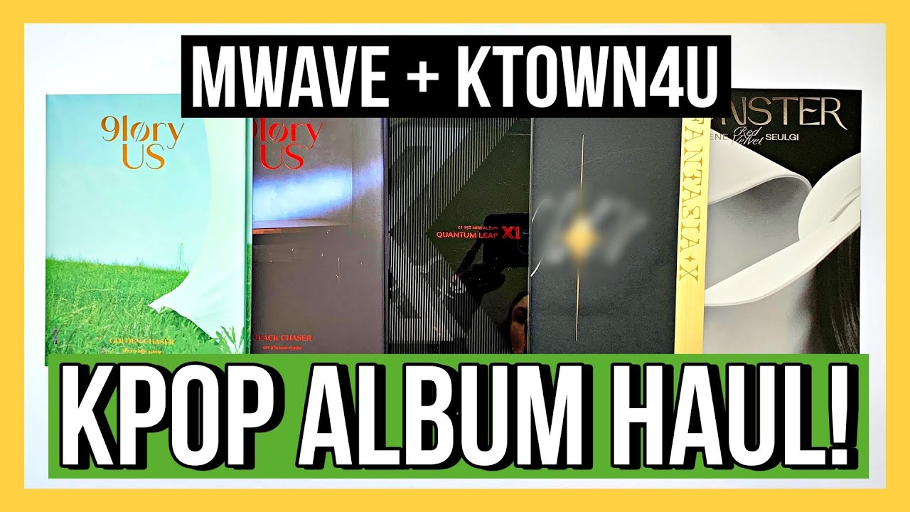 😍✨A Long Awaited Kpop Haul (Mwave & Ktown4u)