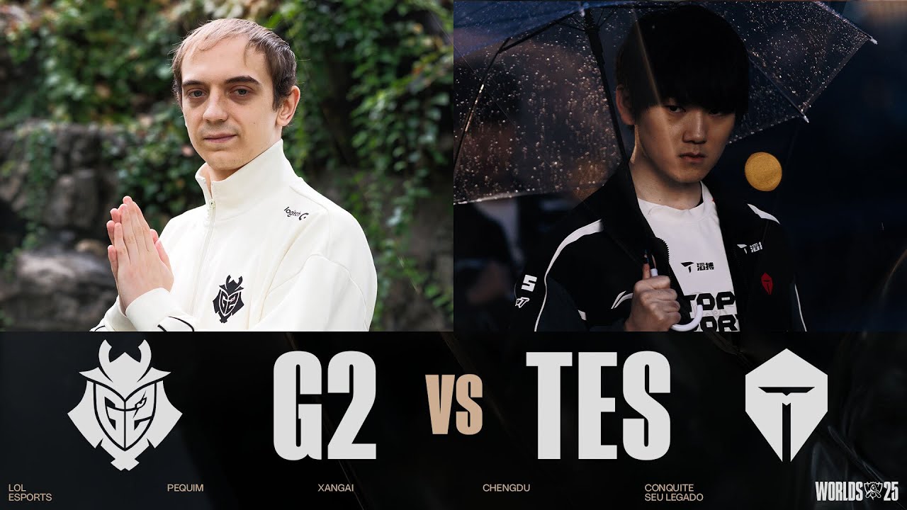G2 x TES | Md5 | Worlds 2025 | Quartas de Final