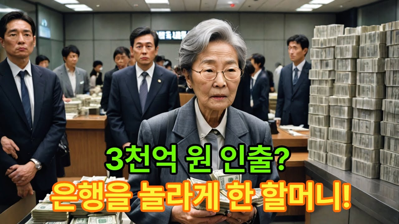 주차권 무시 당한 할머니, 3천억 전액 인출해 은행 통째로 뒤집은 사이다 사건