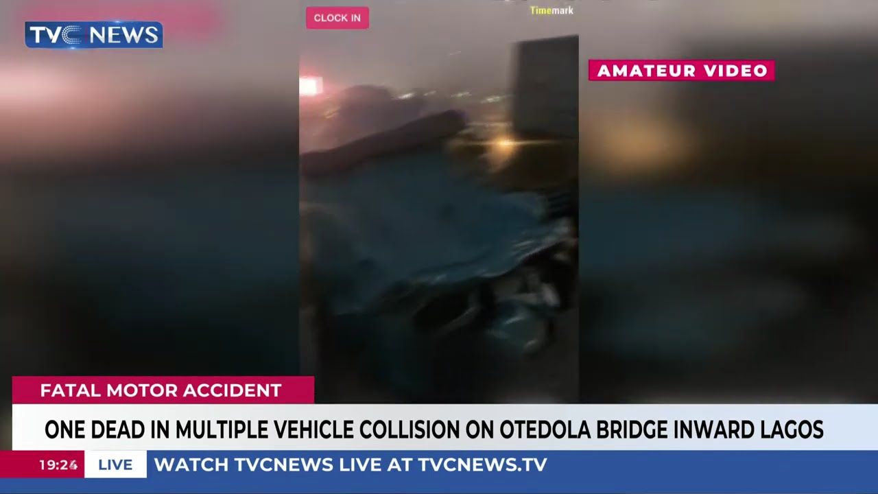 One Dead In Multiple Vehicle Collision On Otedola Bridge Inward Lagos