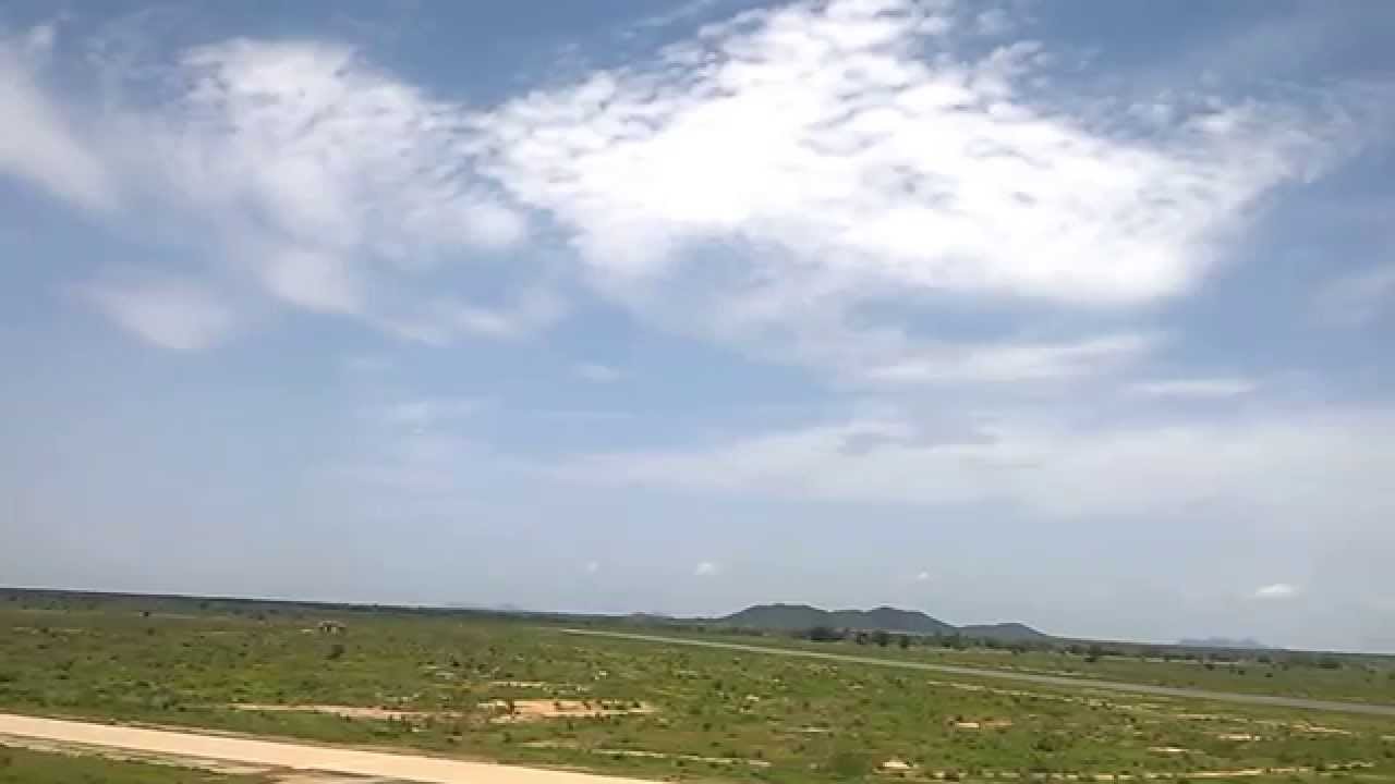 B737 Takeoff Camair-Co from Maroua Salak International Airport