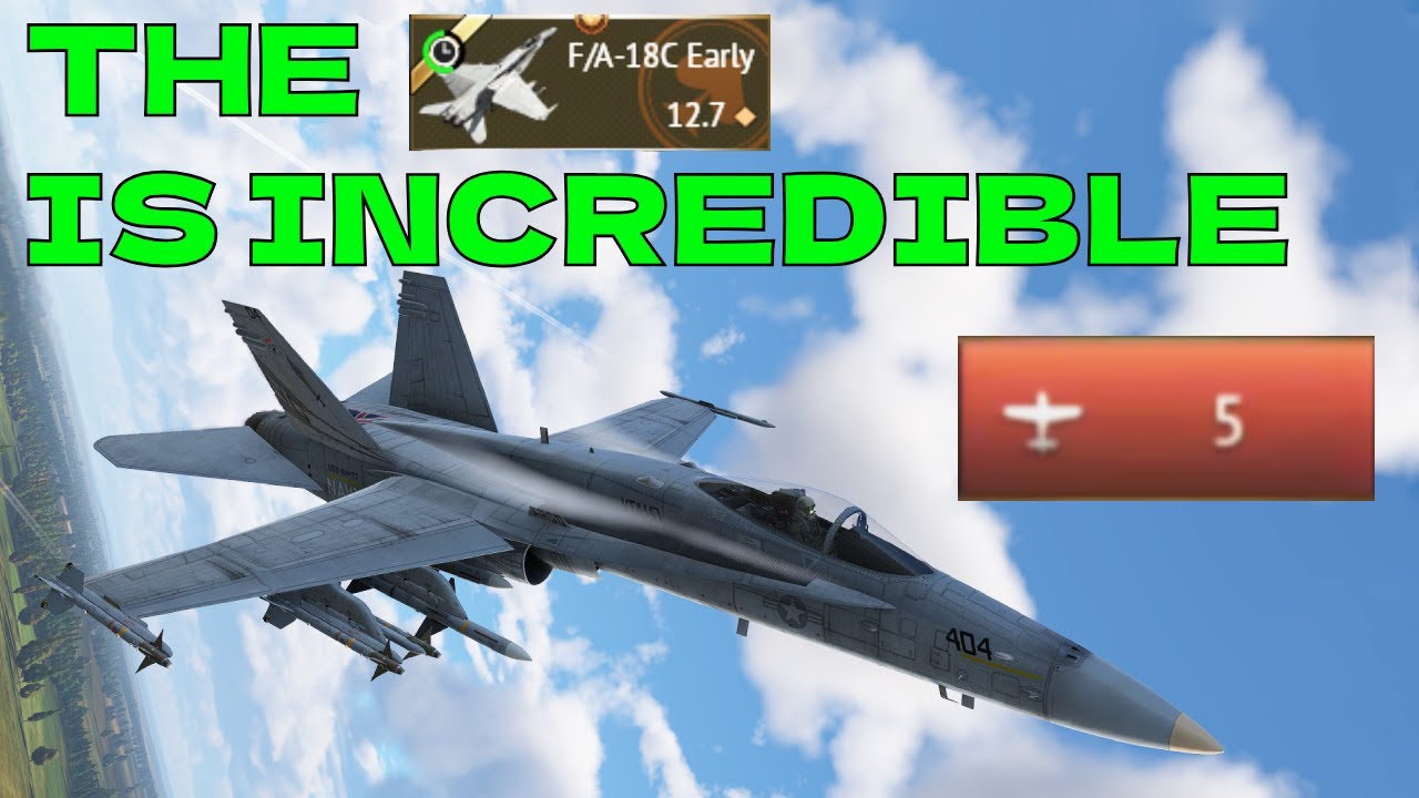 The F/A-18C Early Is one of the BEST 12.7 JETS!