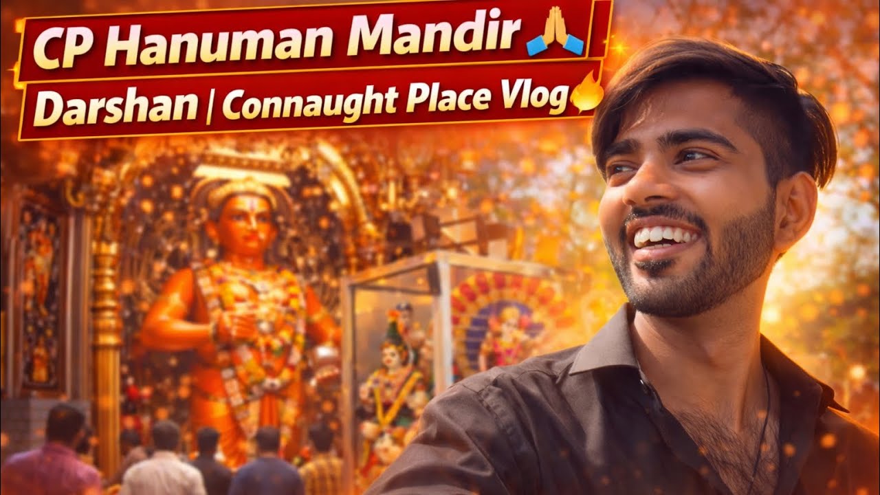CP Hanuman Mandir Darshan 🙏 | Bhakti + Travel Vlog 🔥| Connaught Place Delhi