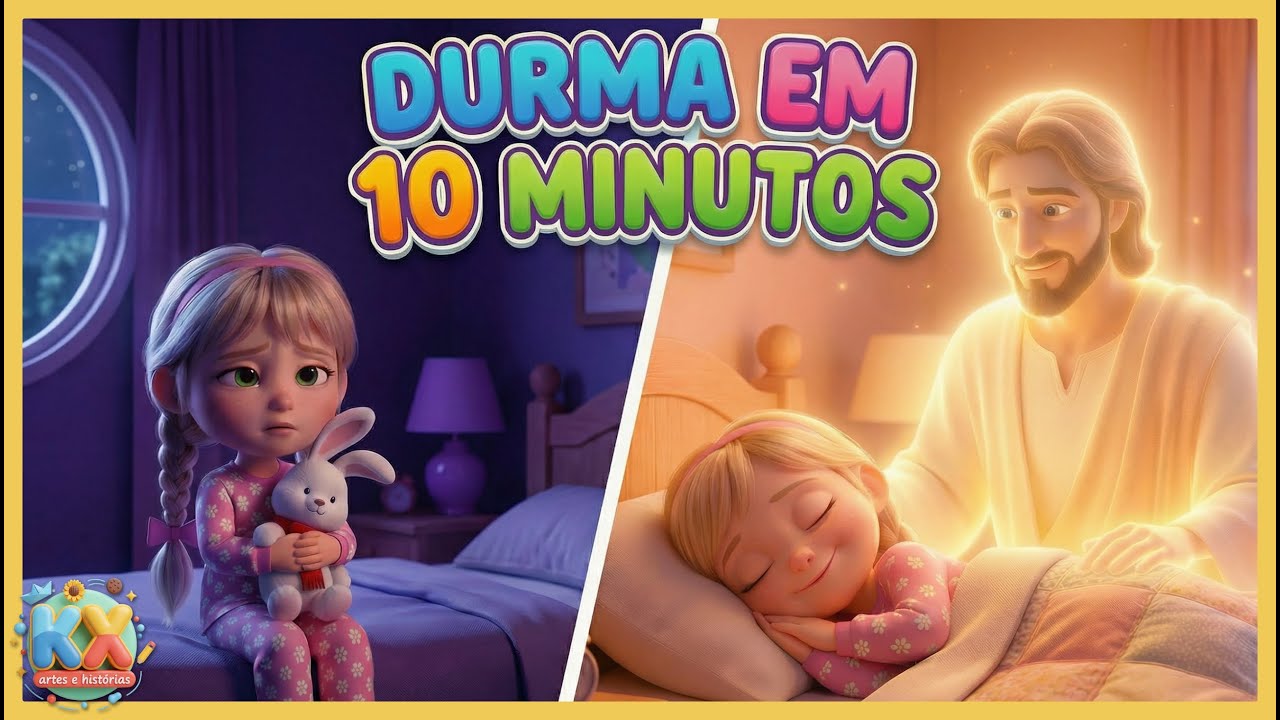 Música cristã para bebês adormecerem em 10 minutos 🌙 | Canções de ninar relaxantes
