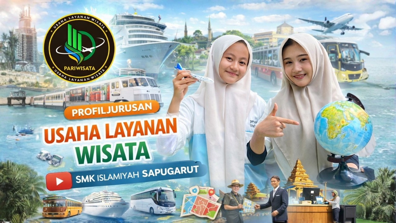 USAHA LAYANAN WISATA SMK ISLAMIYAH SAPUGARUT – BELAJAR TOUR, HOTEL & TRAVEL