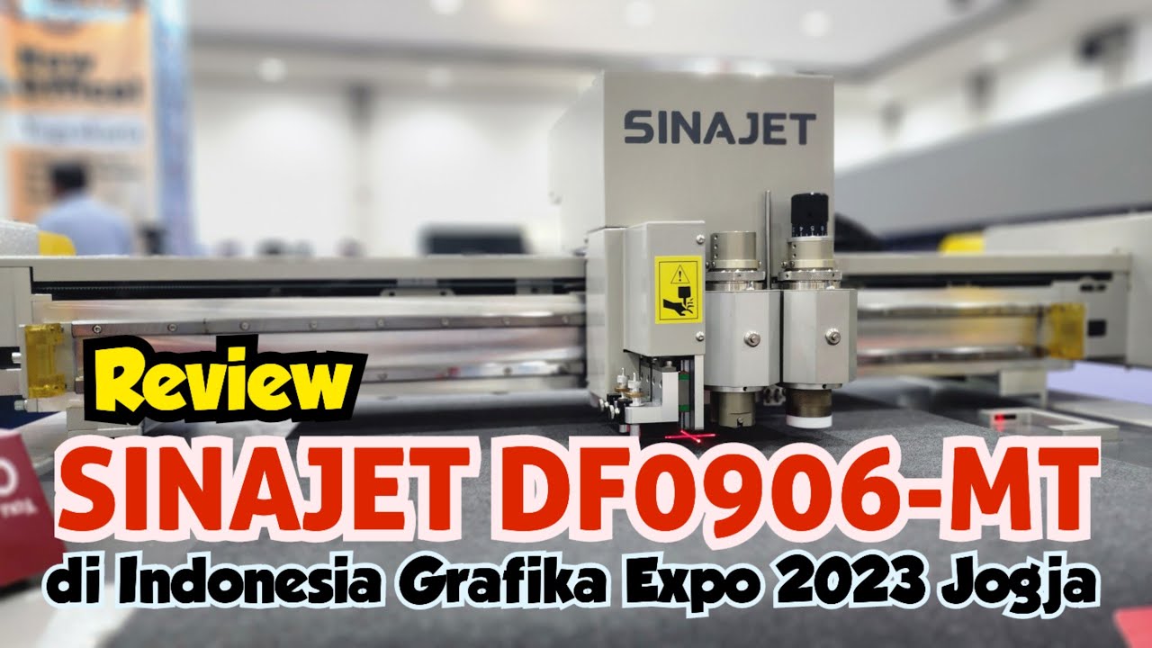 Review Mesin Cutting Flatbed SINAJET DF0906-MT di IGE Jogja 2023