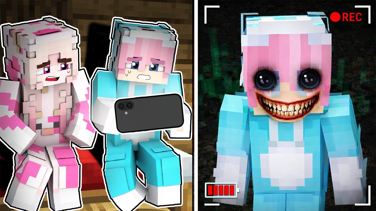 MOMON & ATUN LIHAT ATUN PALSU YANG CREEPY di CAMERA CCTV JAM 3 PAGI @BANGJBLOX