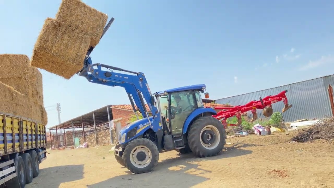 NEWHOLLAND TD75d ÖN KEPÇE ile BÜYÜK BALYA İNDİRME / HER BİRİ  450 kg