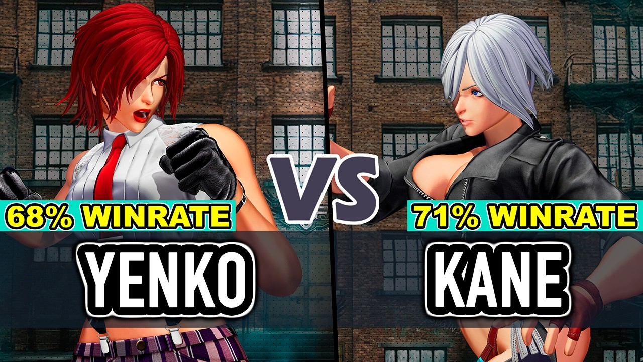 KOF XV ▰ YENKO (Vanessa / Duo Lon / Ash) vs KANE (Ángel / Iori / Kukri)