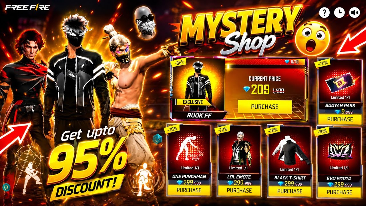MYSTERY SHOP EVENT CONFIRMED | OLD ITEMS RETURN | NEW DISCOUNT EVENT FF