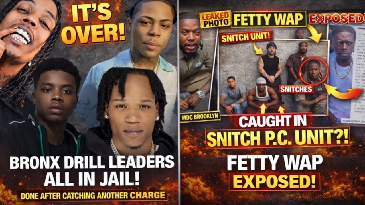 IT’S OVER FOR BRONX DRILL?! B Lovee No Bail + FETTY WAP WAS HOUSED IN SNITCH UNIT AT MDC BROOKLYN?!