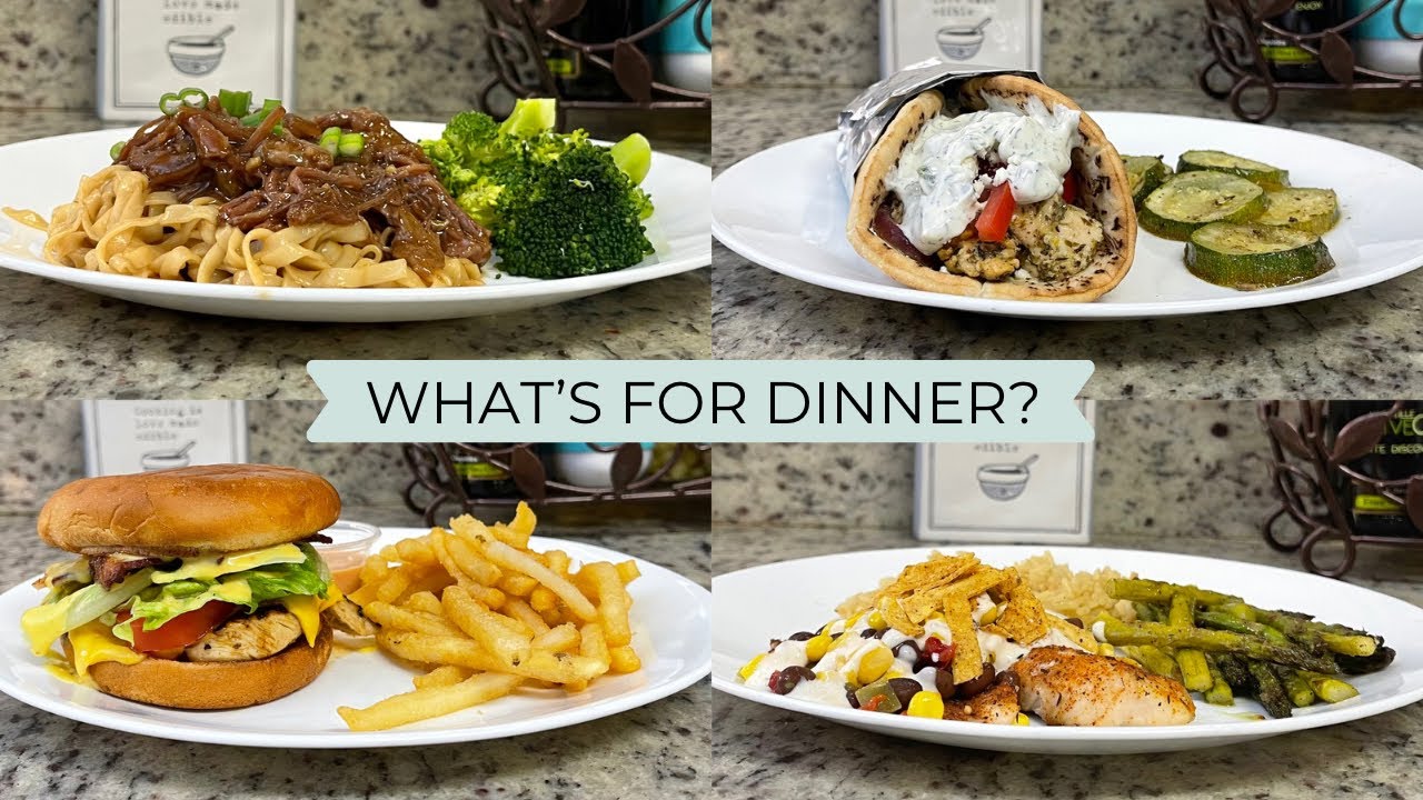 WHAT’S FOR DINNER? | EASY & BUDGET FRIENDLY | REALISTIC WEEKNIGHT MEALS | DINNER INSPIRATION