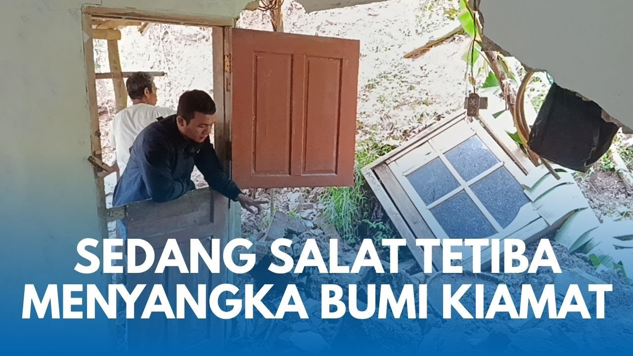 DIKIRA BUMI KIAMAT!  SEDANG SALAT TETIBA Teriak Ada Gemuruh Keras di Tebing Cirebon