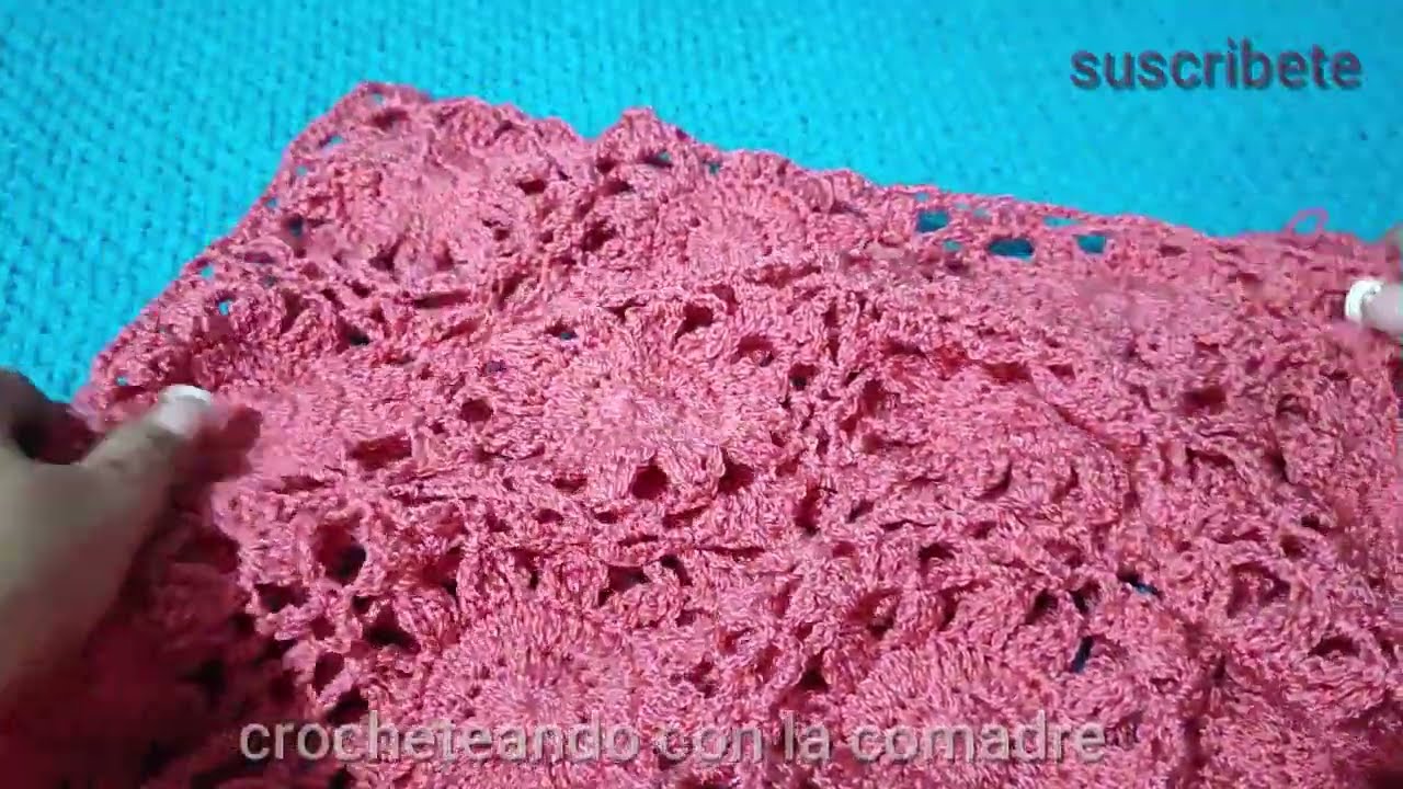 blusa coqueta de invierno a crochet parte #2 facil y rapido crocheteando con la comadre