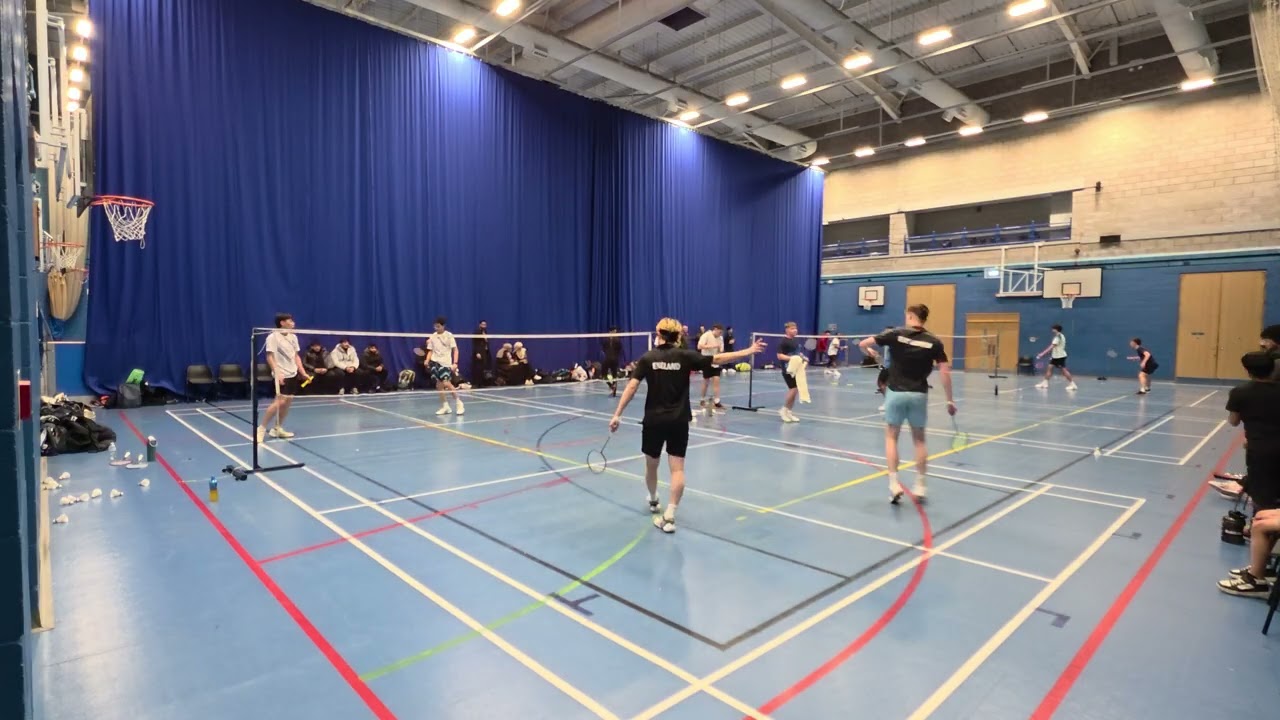 Kelvin Ho/Goh Ting Yu Vs Jacky Lee/Sam Weekes | SCBC Vs Stoke United | Staffs Badminton League 